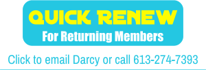 Quick Renew for Returning Members